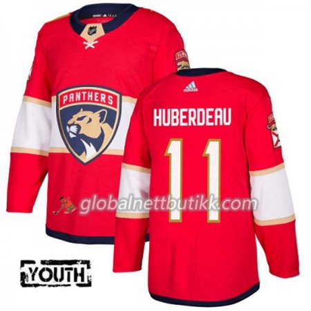Florida Panthers Hockeydrakt Jonathan Huberdeau 11 2017-2018 Rød Adidas Authentic - Barn